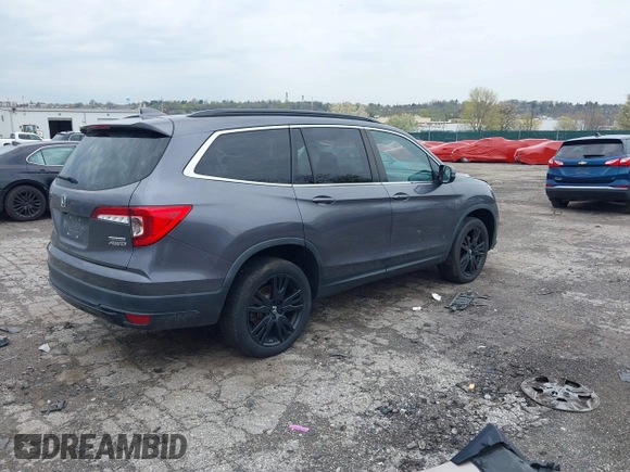 2021 Honda Pilot Special Edition with VIN 5FNYF6H25MB078596, listed as a IAAI auction lot 42033012 with 70,467 mi miles and . Bid and sale history available at DreamBid. Image 4.