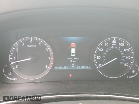 2016 Hyundai Equus Signature with VIN KMHGH4JH4GU105044, listed as a Copart auction lot 62558105 with 145,500 mi miles and Salvage title. Bid and sale history available at DreamBid. Image 9.
