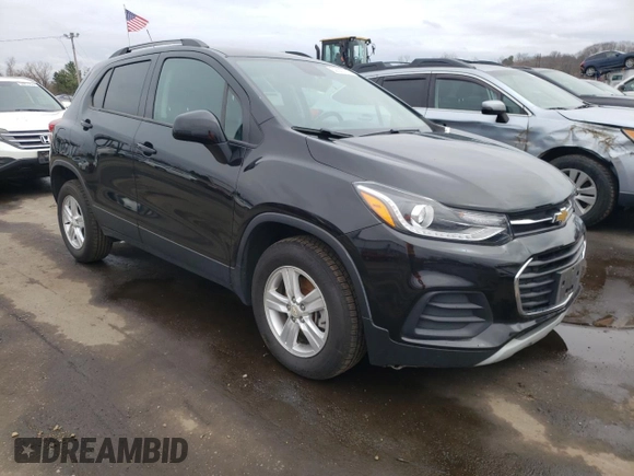 2021 Chevrolet Trax LT with VIN KL7CJPSM8MB364631, listed as a Copart auction lot 52622755 with 64,776 mi miles and Salvage Title. Bid and sale history available at carsss.com. Image 4.