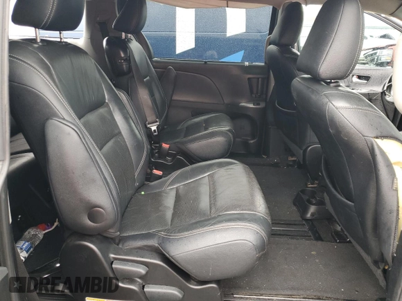 2015 Toyota Sienna SE with VIN 5TDXK3DC6FS689563, listed as a Copart auction lot 60798185 with 170,128 mi miles and Salvage title. Bid and sale history available at DreamBid. Image 11.