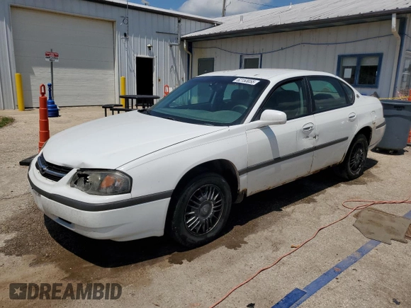 2000 Chevrolet Impala with VIN 2G1WF55EXY9111918, listed as a Copart auction lot 62153055 with 163,841 mi miles and Salvage title. Bid and sale history available at DreamBid. Image 1.