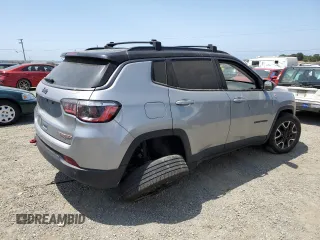 2021 Jeep Compass Trailhawk with VIN 3C4NJDDB6MT564816, listed as a Copart auction lot 57534505 with 87,177 mi miles and Salvage title. Bid and sale history available at DreamBid. Image 3.