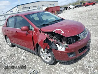 2008 Nissan Versa 1.8 S with VIN 3N1BC11E08L374304, listed as a Copart auction lot 50852395 with 166,168 mi miles and Salvage Title. Bid and sale history available at carsss.com. Image 4.