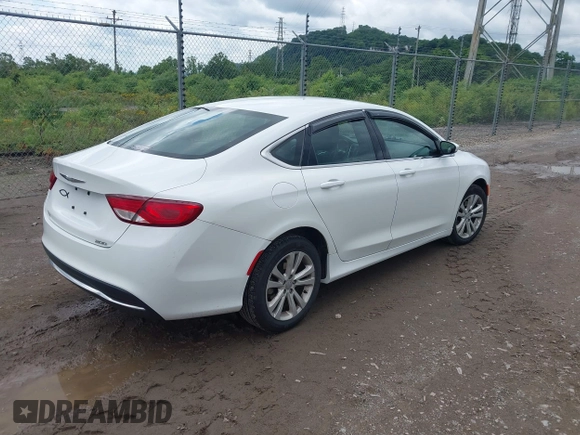 2015 Chrysler 200 Limited with VIN 1C3CCCAB0FN655975, listed as a IAAI auction lot 42548713 with 110,521 mi miles and . Bid and sale history available at DreamBid. Image 4.