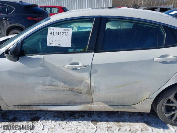 2019 Honda Civic Sedan Sport with VIN 2HGFC2F89KH601370, listed as a IAAI auction lot 41442273 with 48,420 mi miles. Bid and sale history available at carsss.com. Image 14.