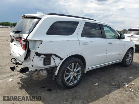 2019 Dodge Durango Citadel with VIN 1C4SDHET7KC795192, listed as a Copart auction lot 60496134 with 64,007 mi miles and Salvage Title. Bid and sale history available at DreamBid. Image 3.