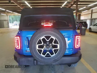 2023 Ford Bronco with VIN 1FMEE5DP2PLB16154, listed as a Copart auction lot 63138085 with 39,193 mi miles and Salvage title. Bid and sale history available at DreamBid. Image 6.