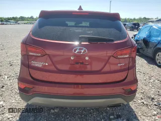 2017 Hyundai Santa Fe 2.4L with VIN 5XYZT3LB6HG491077, listed as a Copart auction lot 56378895 with Not provided miles and Salvage title. Bid and sale history available at DreamBid. Image 6.