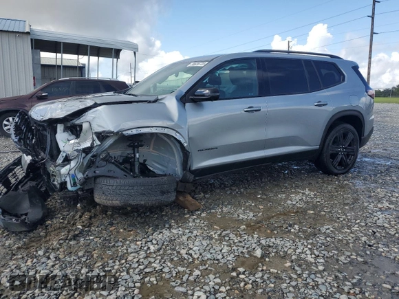 2025 GMC Acadia FWD Elevation z VIN 1GKENKRS7SJ164712, wystawiony jako Copart lot #56636735 z przebiegiem 3 814 mil mil oraz Szkoda całkowita • Salvage title. Historia ofert i sprzedaży dostępna na DreamBid. Obrazek 1.