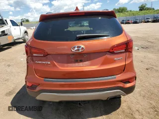 2017 Hyundai Santa Fe 2.4L with VIN 5XYZU3LB7HG386173, listed as a Copart auction lot 62022945 with 140,089 mi miles and Salvage title. Bid and sale history available at DreamBid. Image 6.