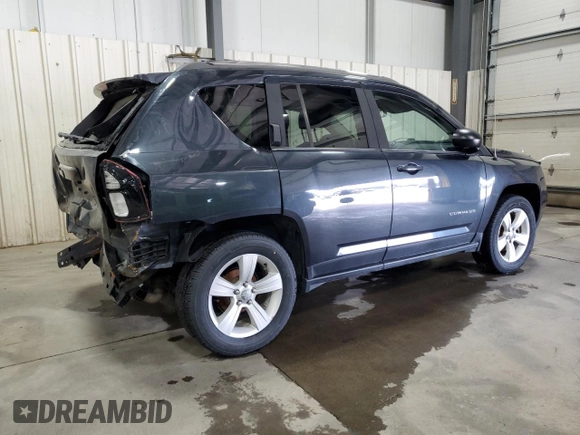 2014 Jeep Compass Sport with VIN 1C4NJDBB3ED793061, listed as a Copart auction lot 50970625 with 146,113 mi miles and Salvage Title. Bid and sale history available at carsss.com. Image 3.