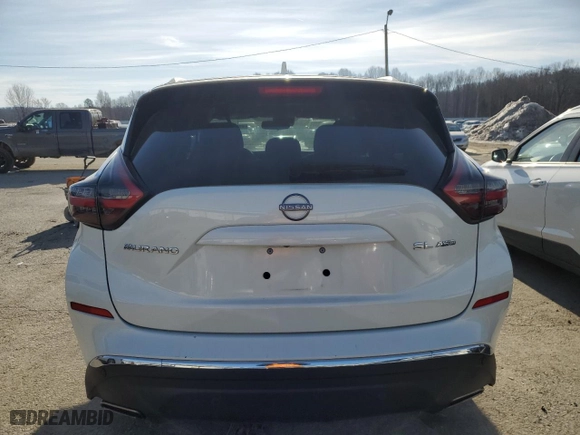 2023 Nissan Murano SL with VIN 5N1AZ2CS6PC131067, listed as a Copart auction lot 42320925 with 40,350 mi miles and Non Repairable. Bid and sale history available at carsss.com. Image 6.
