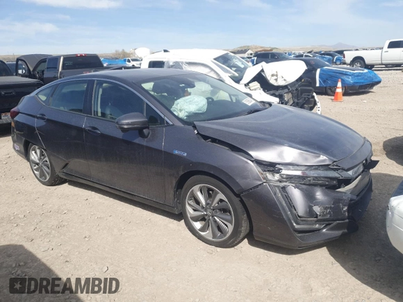 2018 Honda Clarity Touring with VIN JHMZC5F30JC010877, listed as a Copart auction lot 51686045 with Not Provided miles and Salvage Title. Bid and sale history available at DreamBid. Image 4.