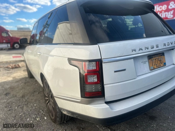 2016 Land Rover Range Rover Supercharged with VIN SALGS2EF1GA245792, listed as a Copart auction lot 87284634 with NaN miles and Clean Title. Bid and sale history available at carsss.com. Image 3.