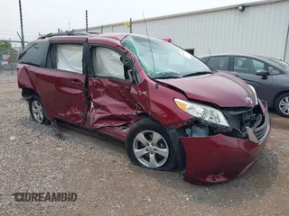 2012 Toyota Sienna LE AAS with VIN 5TDKK3DC1CS213064, listed as a IAAI auction lot 42414677 with 63,699 mi miles and . Bid and sale history available at DreamBid. Image 1.