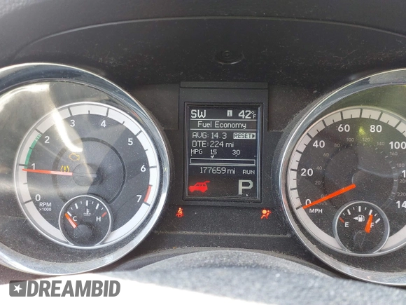 2012 Dodge Durango Crew with VIN 1C4RDJDG3CC118698, listed as a IAAI auction lot 41692050 with 177,659 mi miles and . Bid and sale history available at carsss.com. Image 7.
