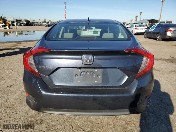2017 Honda Civic Sedan EX with VIN 2HGFC2F73HH560525, listed as a Copart auction lot 48516005 with 64,686 mi miles and Salvage Title. Bid and sale history available at carsss.com. Image 6.
