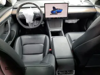 2022 Tesla Model 3 with VIN 5YJ3E1EA3NF190102, listed as a Copart auction lot 50657535 with 73,015 mi miles and Salvage Title. Bid and sale history available at DreamBid. Image 8.
