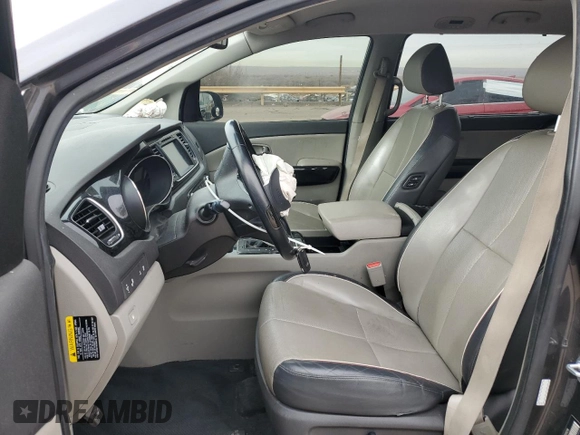 2017 Kia Sedona SX with VIN KNDMC5C13H6319296, listed as a Copart auction lot 84120194 with 74,411 mi miles and Salvage Title. Bid and sale history available at carsss.com. Image 7.