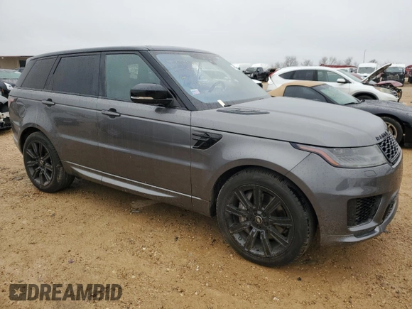 2018 Land Rover Range Rover Sport HSE Dynamic with VIN SALWV2SV1JA410147, listed as a Copart auction lot 44962665 with 84,377 mi miles and Salvage Title. Bid and sale history available at carsss.com. Image 4.