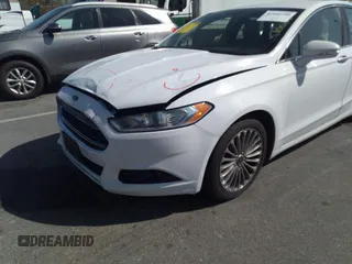 2016 Ford Fusion Titanium with VIN 3FA6P0K93GR347016, listed as a IAAI auction lot 41850780 with 215,872 mi miles and . Bid and sale history available at carsss.com. Image 19.
