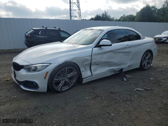 2016 BMW 4 Series 428i xDrive with VIN WBA3T1C53GP823537, listed as a Copart auction lot 64044244 with 57,312 mi miles and Salvage Title. Bid and sale history available at carsss.com. Image 1.