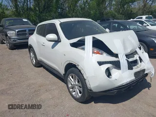 2013 Nissan Juke SV with VIN JN8AF5MV3DT225690, listed as a IAAI auction lot 42146596 with 142,234 mi miles and . Bid and sale history available at carsss.com. Image 1.