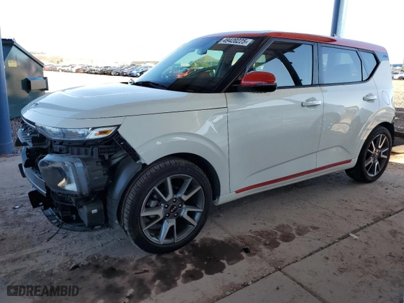 2020 Kia Soul GT-Line with VIN KNDJ63AU7L7074145, listed as a Copart auction lot 49420225 with 45,354 mi miles and Salvage Title. Bid and sale history available at carsss.com. Image 1.
