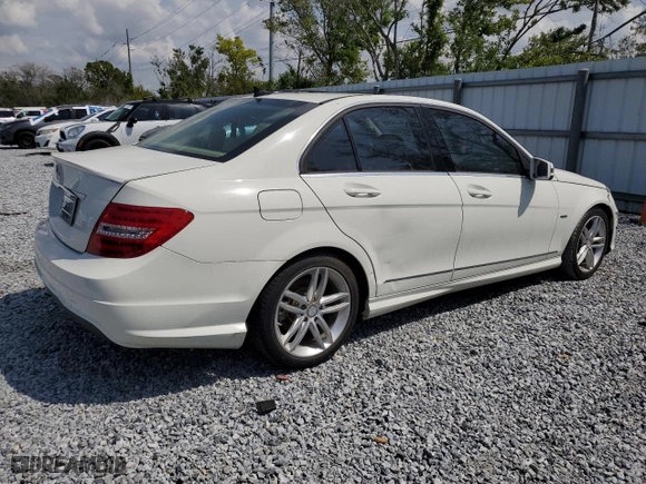 2012 Mercedes-Benz C-Class C 250 Sport with VIN WDDGF4HB3CR231863, listed as a Copart auction lot 50228245 with 0 mi miles and Clean Title. Bid and sale history available at carsss.com. Image 3.