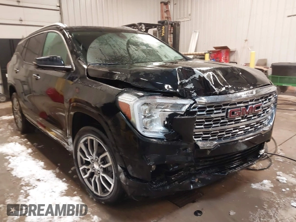 2024 GMC Terrain Denali with VIN 3GKALXEG4RL372651, listed as a IAAI auction lot 41614542 with 14,084 mi miles. Bid and sale history available at carsss.com. Image 1.