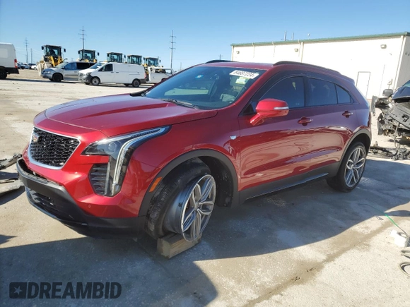 2021 Cadillac XT4 FWD Sport with VIN 1GYFZER44MF015178, listed as a Copart auction lot 84687224 with 46,190 mi miles and Salvage Title. Bid and sale history available at DreamBid. Image 1.