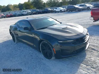 2021 Chevrolet Camaro 1SS with VIN 1G1FF1R74M0123944, listed as a IAAI auction lot 40762473 with 62,673 mi miles. Bid and sale history available at carsss.com. Image 1.