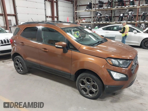 2018 Ford EcoSport SES with VIN MAJ6P1CL2JC170304, listed as a IAAI auction lot 40954855 with 112,012 mi miles and . Bid and sale history available at DreamBid. Image 13.