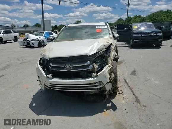2017 Toyota Highlander Limited with VIN 5TDYZRFH5HS209110, listed as a Copart auction lot 57915415 with 129,555 mi miles and Salvage title. Bid and sale history available at DreamBid. Image 15.