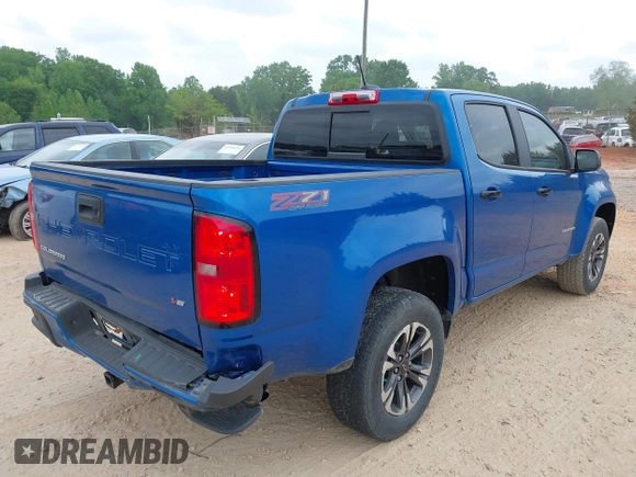 2022 Chevrolet Colorado 4WD Z71 with VIN 1GCGTDEN8N1152160, listed as a IAAI auction lot 42103617 with 43,304 mi miles and . Bid and sale history available at DreamBid. Image 4.