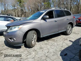 2013 Nissan Pathfinder SL with VIN 5N1AR2MN6DC608858, listed as a Copart auction lot 47845615 with 80,858 mi miles and Salvage Title. Bid and sale history available at carsss.com. Image 1.