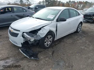 2013 Chevrolet Cruze LS with VIN 1G1PA5SHXD7220764, listed as a IAAI auction lot 40736688 with 100,969 mi miles. Bid and sale history available at carsss.com. Image 2.