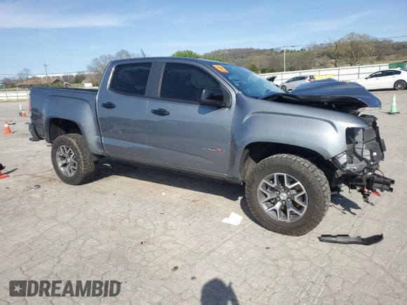 2022 GMC Canyon 4WD AT4 w/Leather with VIN 1GTG6FEN9N1191195, listed as a Copart auction lot 50464635 with 68,925 mi miles and Salvage Title. Bid and sale history available at carsss.com. Image 4.