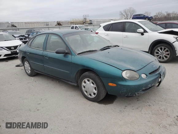 1997 Ford Taurus G with VIN 1FALP51U2VG299048, listed as a Copart auction lot 85742504 with 123,356 mi miles and Salvage Title. Bid and sale history available at carsss.com. Image 4.