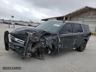 2024 Chevrolet Tahoe Commercial with VIN 1GNSKLED3RR205912, listed as a Copart auction lot 45314475 with 0 mi miles and Salvage Title. Bid and sale history available at carsss.com. Image 1.