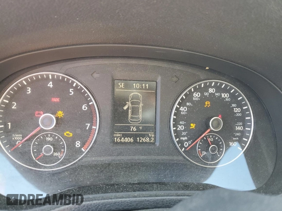 2012 Volkswagen Passat SE с VIN 1VWBP7A36CC060600, выставлен на аукционе Copart как лот 57233625 с пробегом 164 406 миль миль и Списание • Salvage title. История ставок и продаж доступна на DreamBid. Изображение 9.