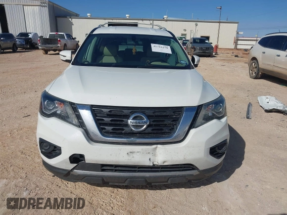 2017 Nissan Pathfinder Platinum with VIN 5N1DR2MM7HC673860, listed as a IAAI auction lot 41316250 with 124,117 mi miles and . Bid and sale history available at DreamBid. Image 13.