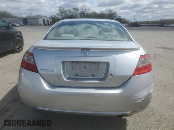 2010 Honda Civic Cpe LX with VIN 2HGFG1B65AH530525, listed as a Copart auction lot 53235325 with 156,429 mi miles and Salvage Title. Bid and sale history available at carsss.com. Image 6.