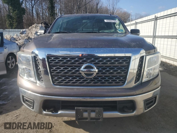 2017 Nissan Titan S with VIN 1N6AA1EJ8HN522119, listed as a Copart auction lot 42804705 with 139,582 mi miles and Salvage Title. Bid and sale history available at carsss.com. Image 5.