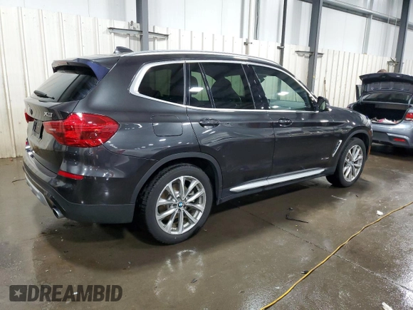 2018 BMW X3 xDrive30i with VIN 5UXTR9C58JLD63887, listed as a Copart auction lot 49168675 with 100,613 mi miles and Salvage Title. Bid and sale history available at carsss.com. Image 3.