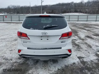2017 Hyundai Santa Fe Limited Ultimate with VIN KM8SRDHF8HU207282, listed as a IAAI auction lot 41555970 with 120,456 mi miles. Bid and sale history available at carsss.com. Image 16.