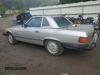 1986 Mercedes-Benz 560 with VIN WDBBA48D2GA044461, listed as a Copart auction lot 65802964 with 128,074 mi miles and Clean Title. Bid and sale history available at carsss.com. Image 2.