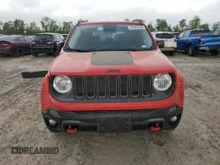 2016 Jeep Renegade Trailhawk with VIN ZACCJBCT1GPD85729, listed as a Copart auction lot 51624705 with 57,944 mi miles and Salvage Title. Bid and sale history available at carsss.com. Image 5.
