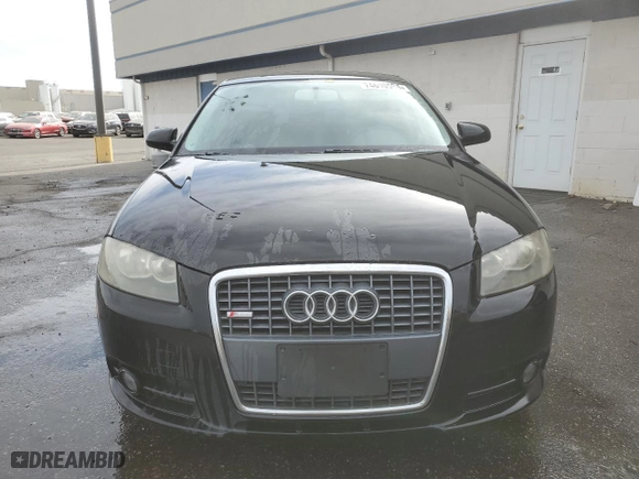 2007 Audi A3 with VIN WAUHF78P07A126694, listed as a Copart auction lot 74610594 with 156460 miles and Salvage Title. Bid and sale history available at carsss.com. Image 5.