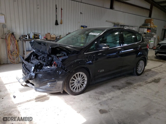 2013 Ford C-Max Energi SEL with VIN 1FADP5CU1DL533171, listed as a Copart auction lot 43702495 with 95,984 mi miles and Salvage Title. Bid and sale history available at carsss.com. Image 1.
